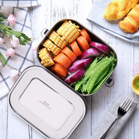 G.a HOMEFAVOR Bento capacidad 1400 ml, ideal para comidas completas.