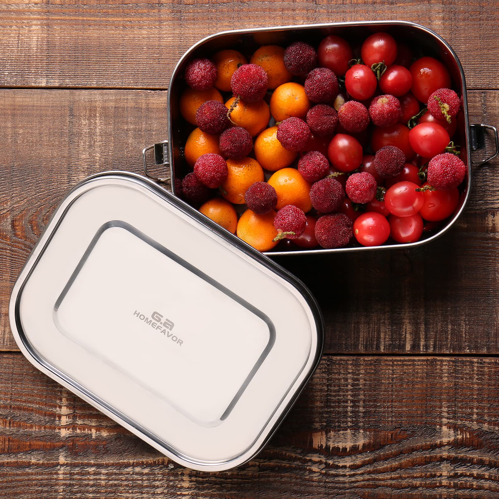 G.a HOMEFAVOR Bento ideal para sándwiches, frutas y ensaladas durante picnic.