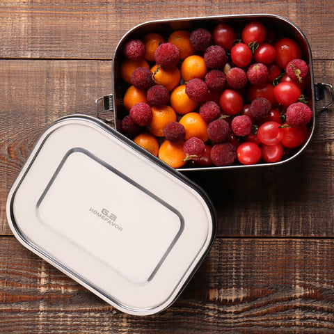 G.a HOMEFAVOR Bento ideal para sándwiches, frutas y ensaladas durante picnic.