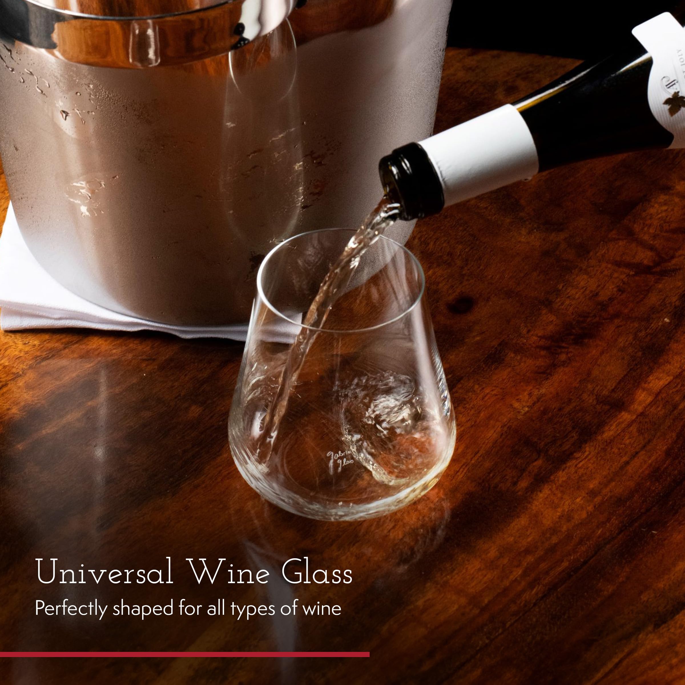 Gabriel-Glas diseño icónico, copa ligera para múltiples bebidas.