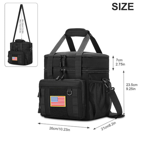 Gafetrey bolsa de almuerzo 16L, ideal para mantener comidas y bebidas frescas.