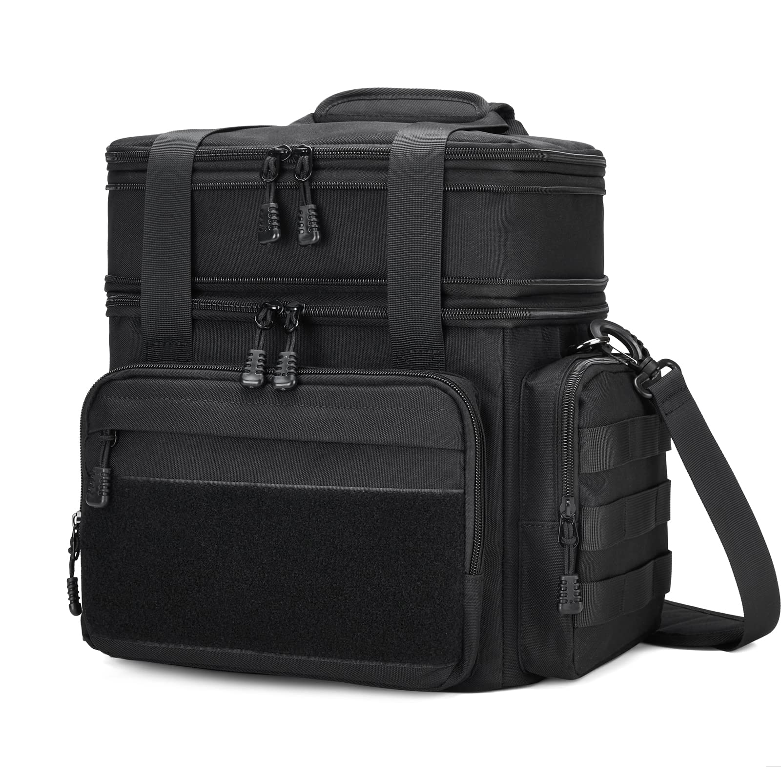 Caja de almuerzo táctica Gafetrey con capacidad ampliable para más comida.