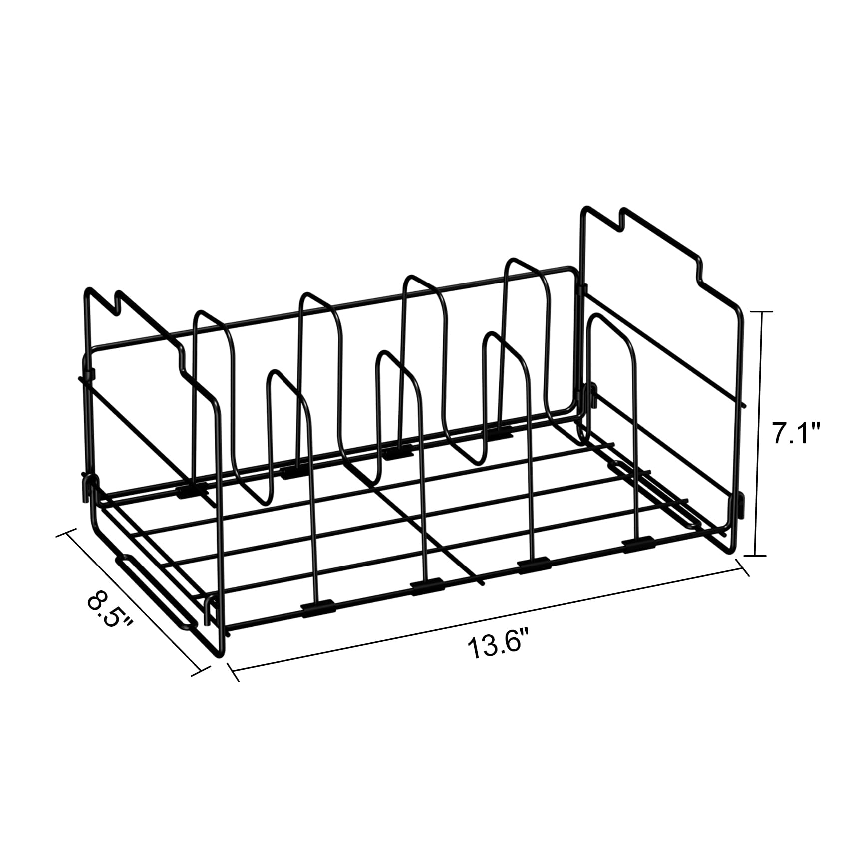 GAGUIUP rack multifuncional para tapas, contenedores y bandejas.