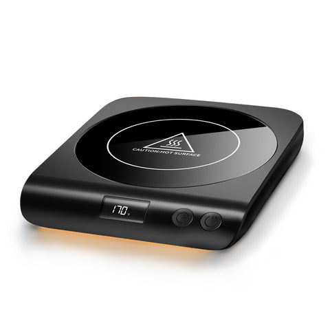 Gaiatop calentador-taza cafe con luces LED para mantener café caliente todo el día.