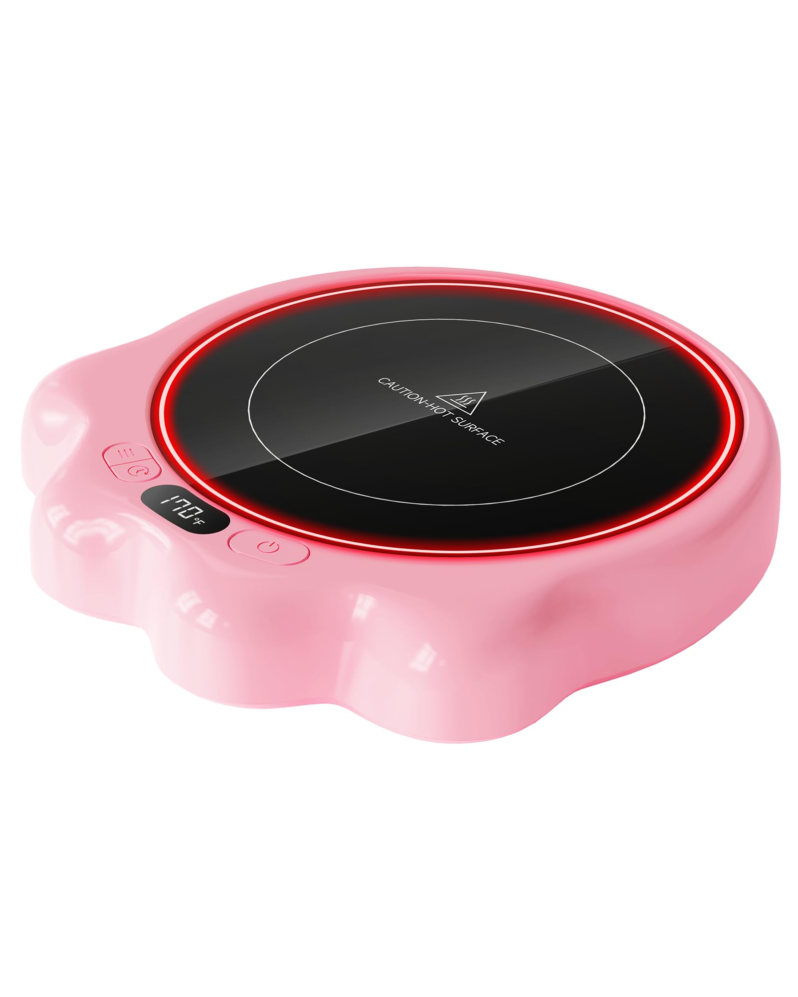 Calentador de tazas Gaiatop con pata de gato para mantener bebidas calientes.