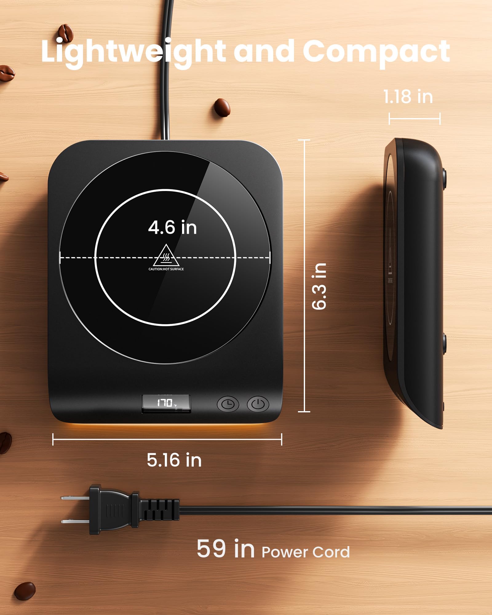 Gaiatop regalo ideal para amantes del café y té en el escritorio.