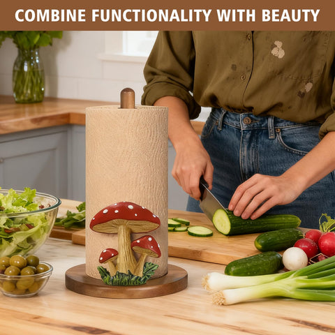 GAJ decoración hongo cocina baño, toque estilo campestre para espacios acogedores y con estilo.