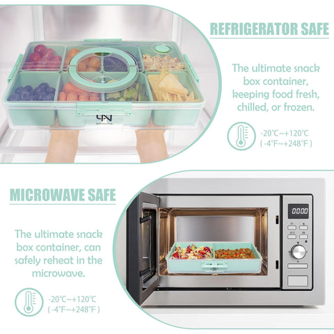 Galanova Snackle Box apta para lavavajillas para limpieza fácil.