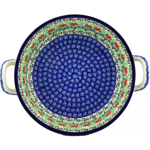 Polish Pottery Gallery detalle artesanal y color Maraschino en superficie vidriada