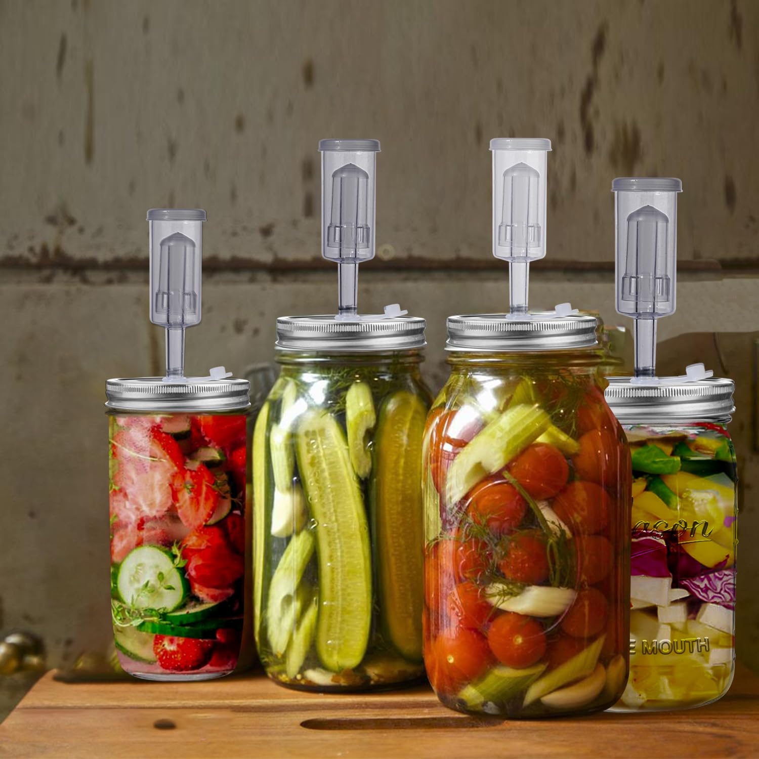 Uso diario en cocina Galssmagic para encurtidos, chucrut y mead