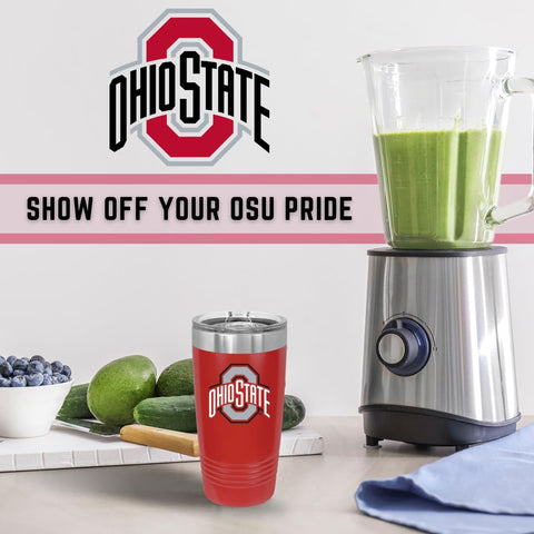 Diseño Buckeye de Game Day Outfitters con orgullo escolar.
