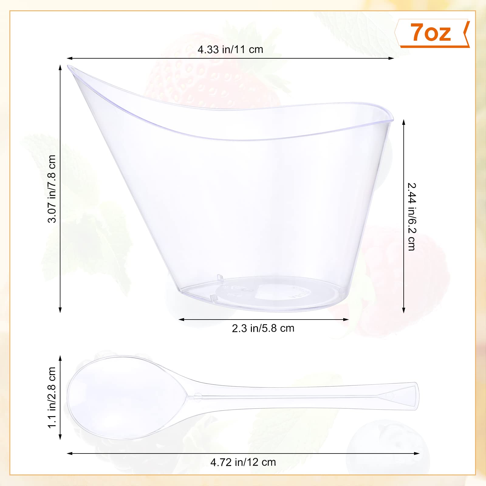 Conjunto Gandeer 150 vasos postre para banquetes.