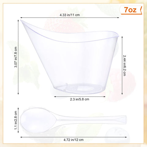 Conjunto Gandeer 150 vasos postre para banquetes.