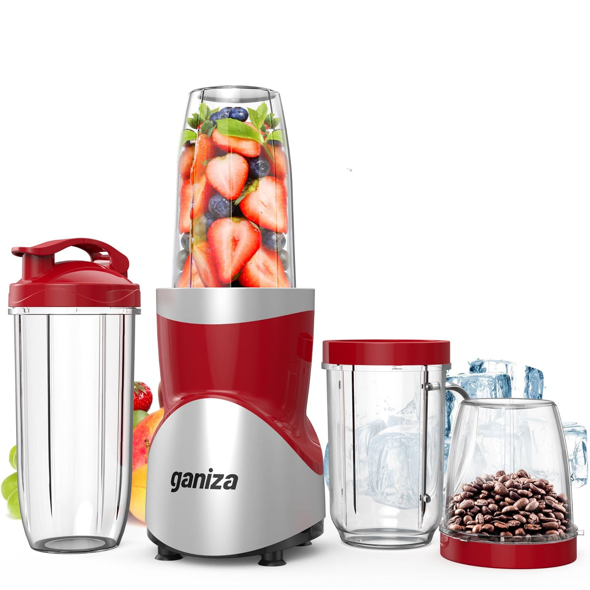 Ganiza 900W licuadora para batidos con textura suave y rápida