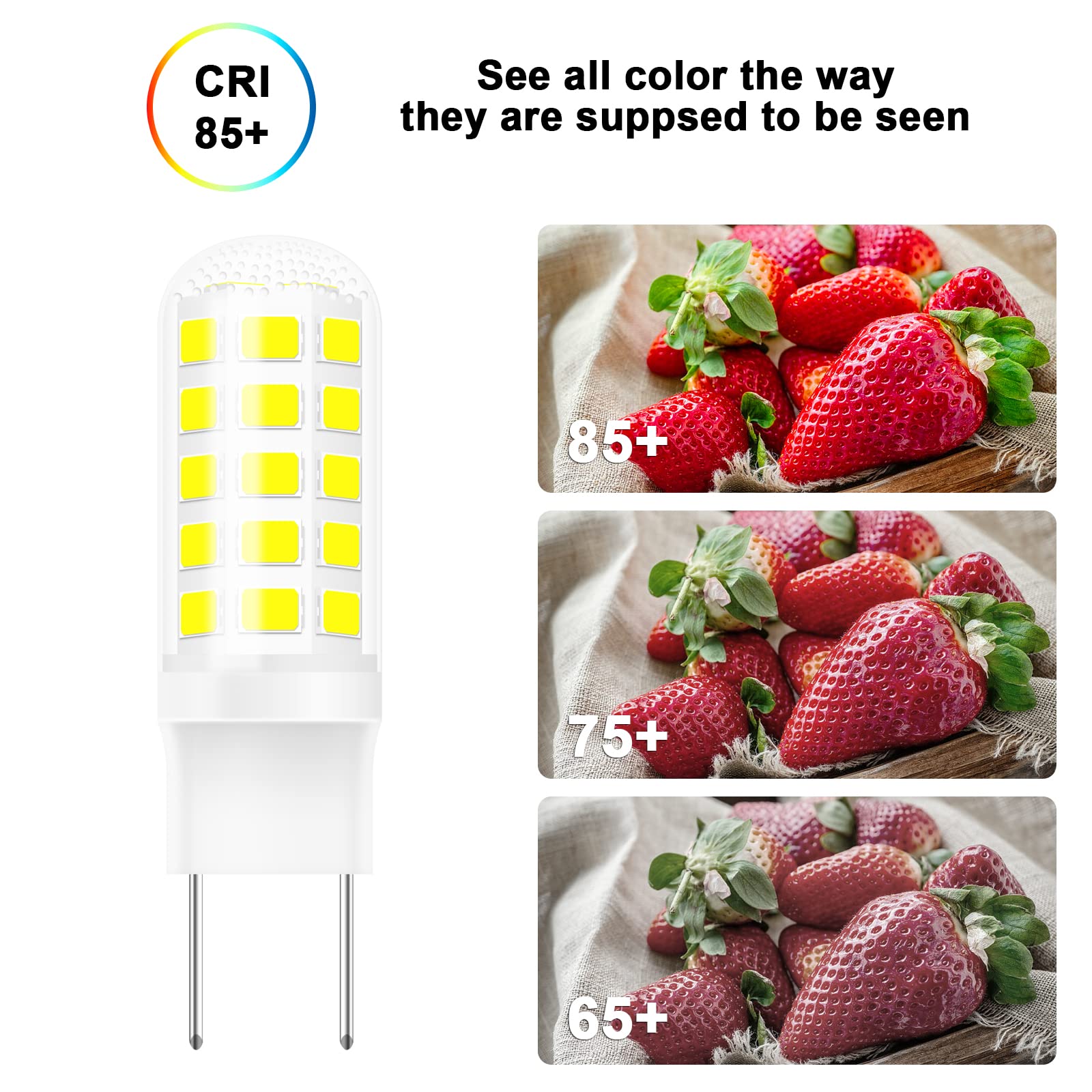 Gaormii bombilla led G8 encendido instantáneo sin parpadeo en cocina