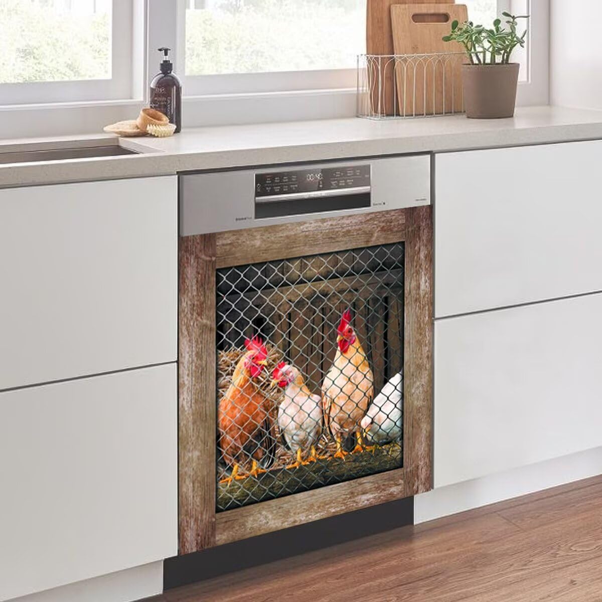 Gardepot diseño granja gallo, renueva cocinas pequeñas.
