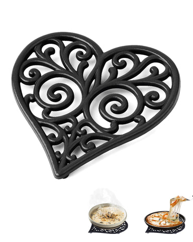 Gardmate Corazón de Hierro Fundido: protege superficies contra el calor mientras embellece la mesa.