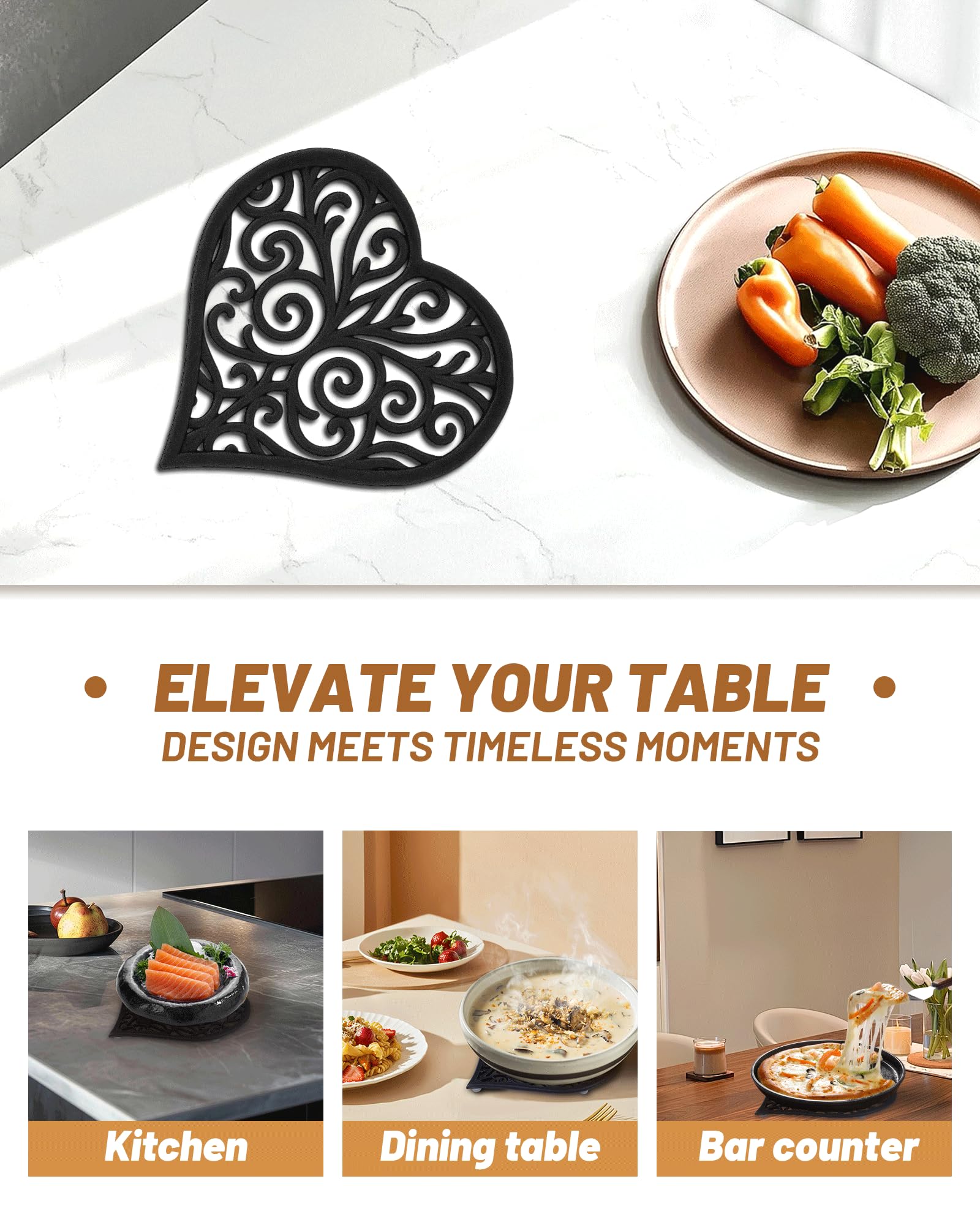 Gardmate Decoración de cocina: complemento versátil para estilos rústico o moderno.