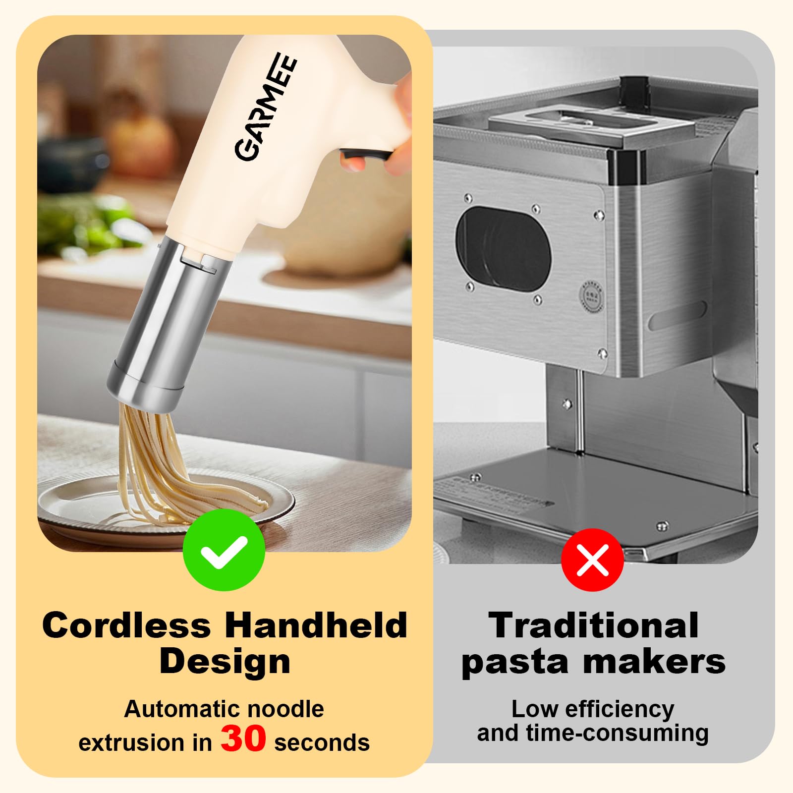 Accesorios y limpieza fácil de GARMEE para mantenimiento duradero.
