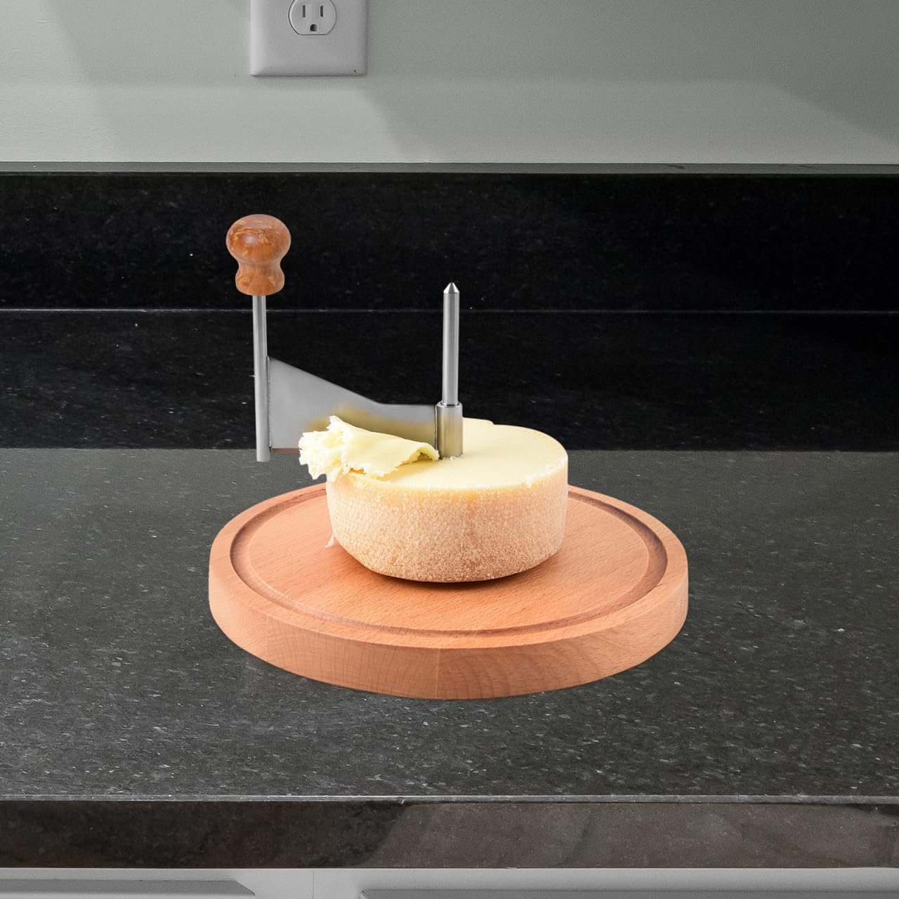 Garneck mango de madera ergonómico, cómodo de sostener durante la cocina