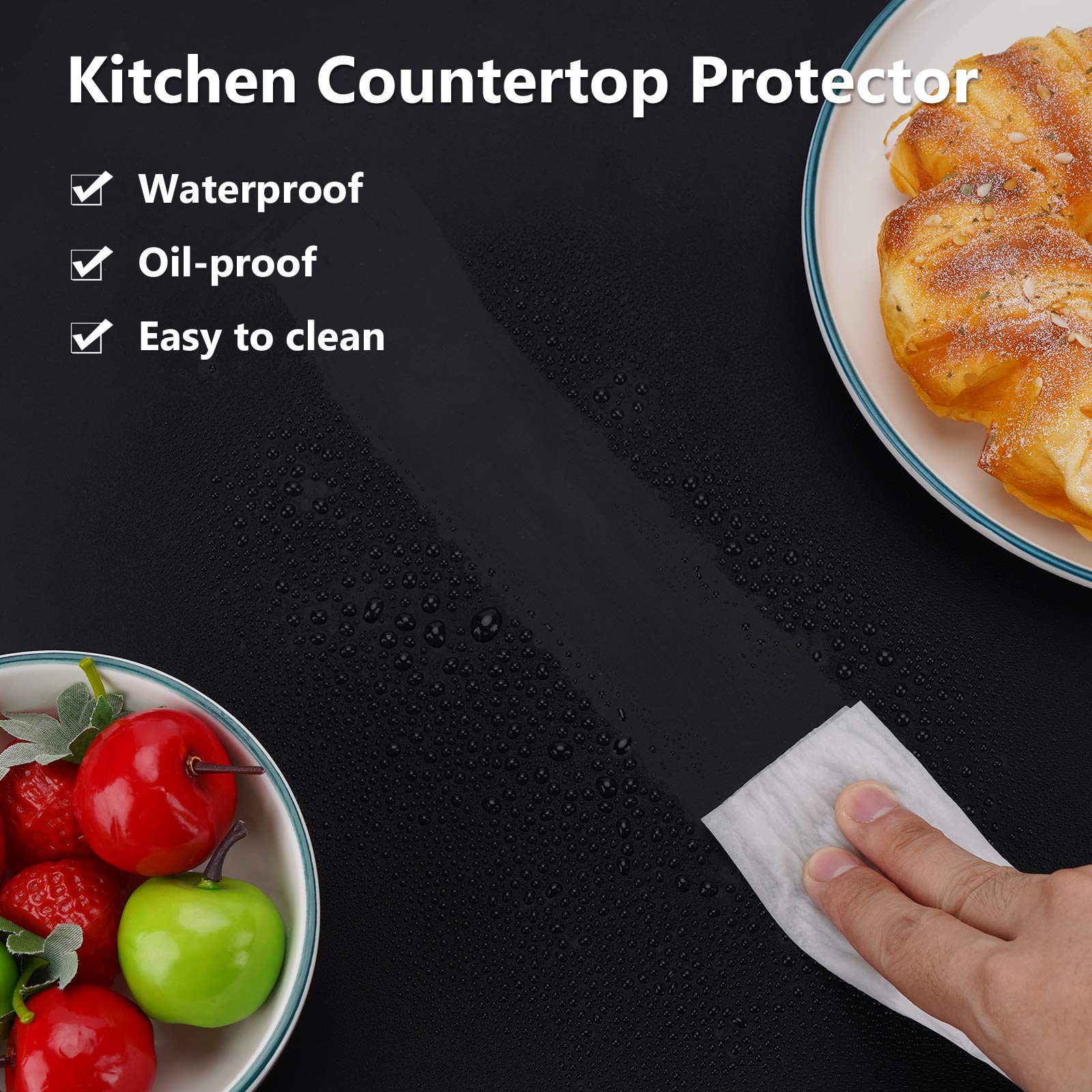 Gartful Protector multifuncional de encimera sirve como mantel y salvamanteles.