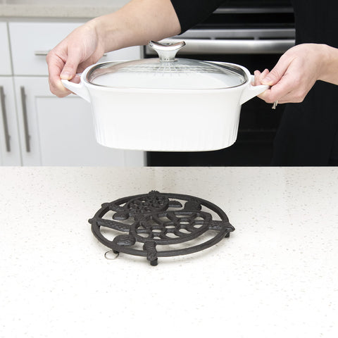 GASARÉ Trivet de 8.75 pulgadas ofrece espacio para platos y sartenes.