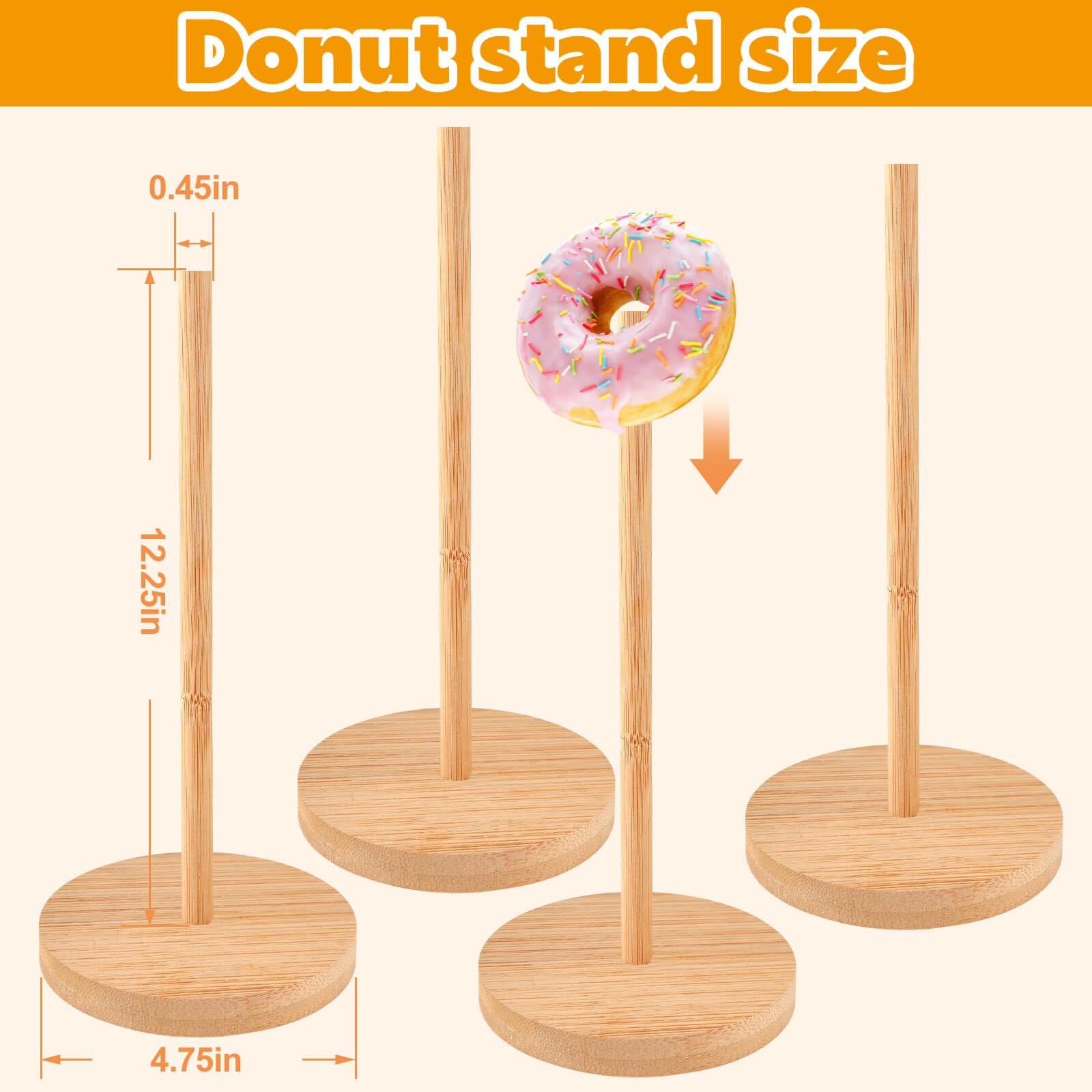 Gasgimos expositor donas Granja ofrece base estable para reparto.
