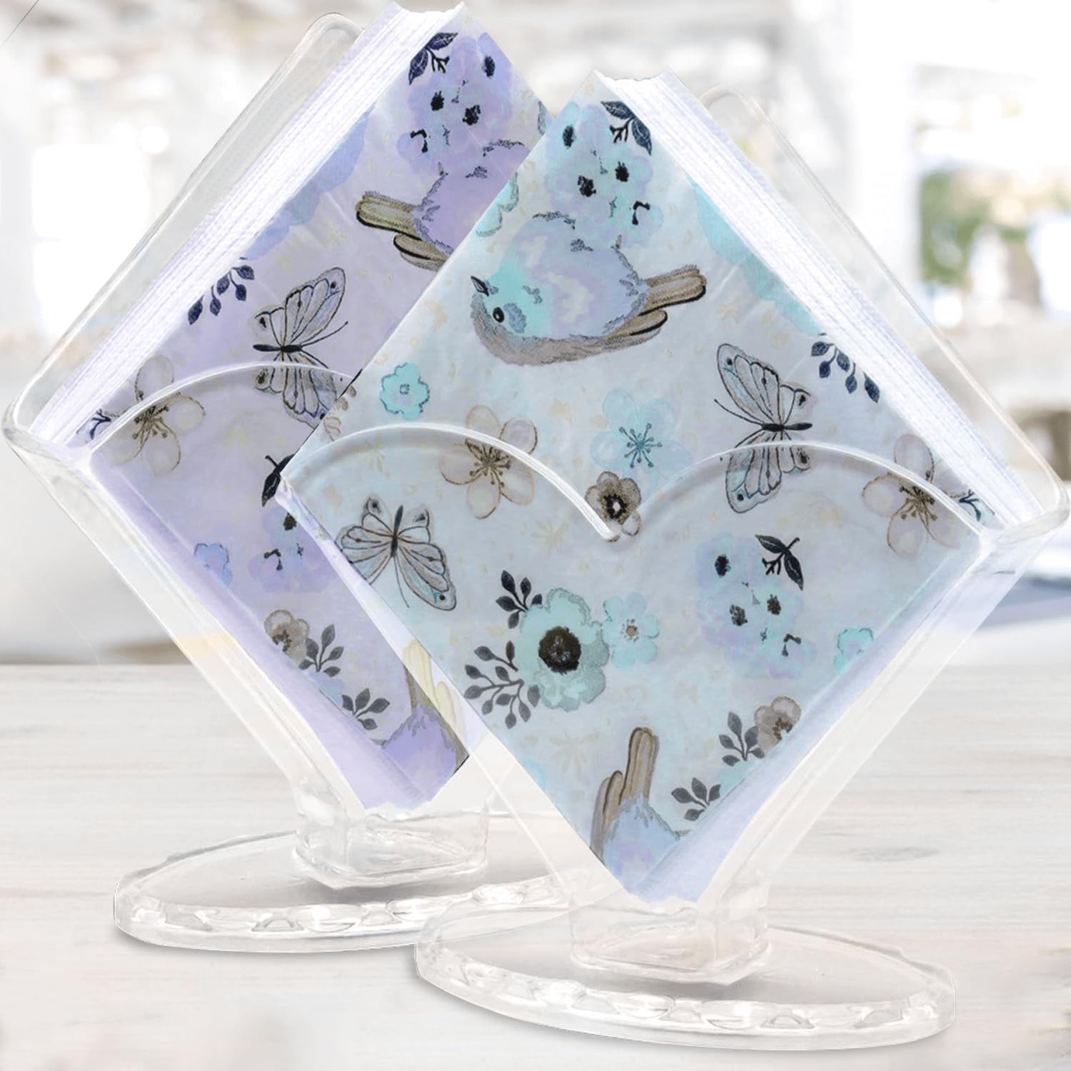 Gasgimos portanapkins en mesa cocina para organizar servilletas y cubiertos