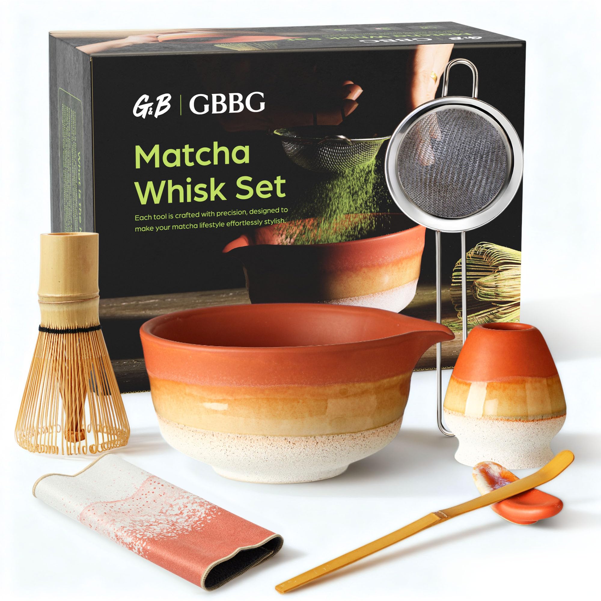 GBBG Desert Series cuenco de matcha para ritual suave y ceremonial