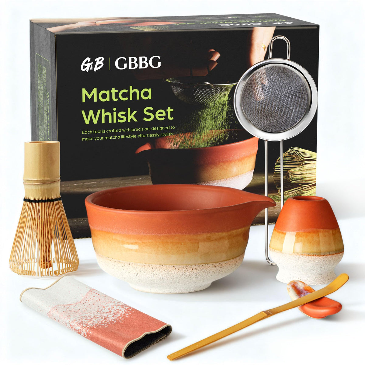 GBBG Desert Series cuenco de matcha para ritual suave y ceremonial