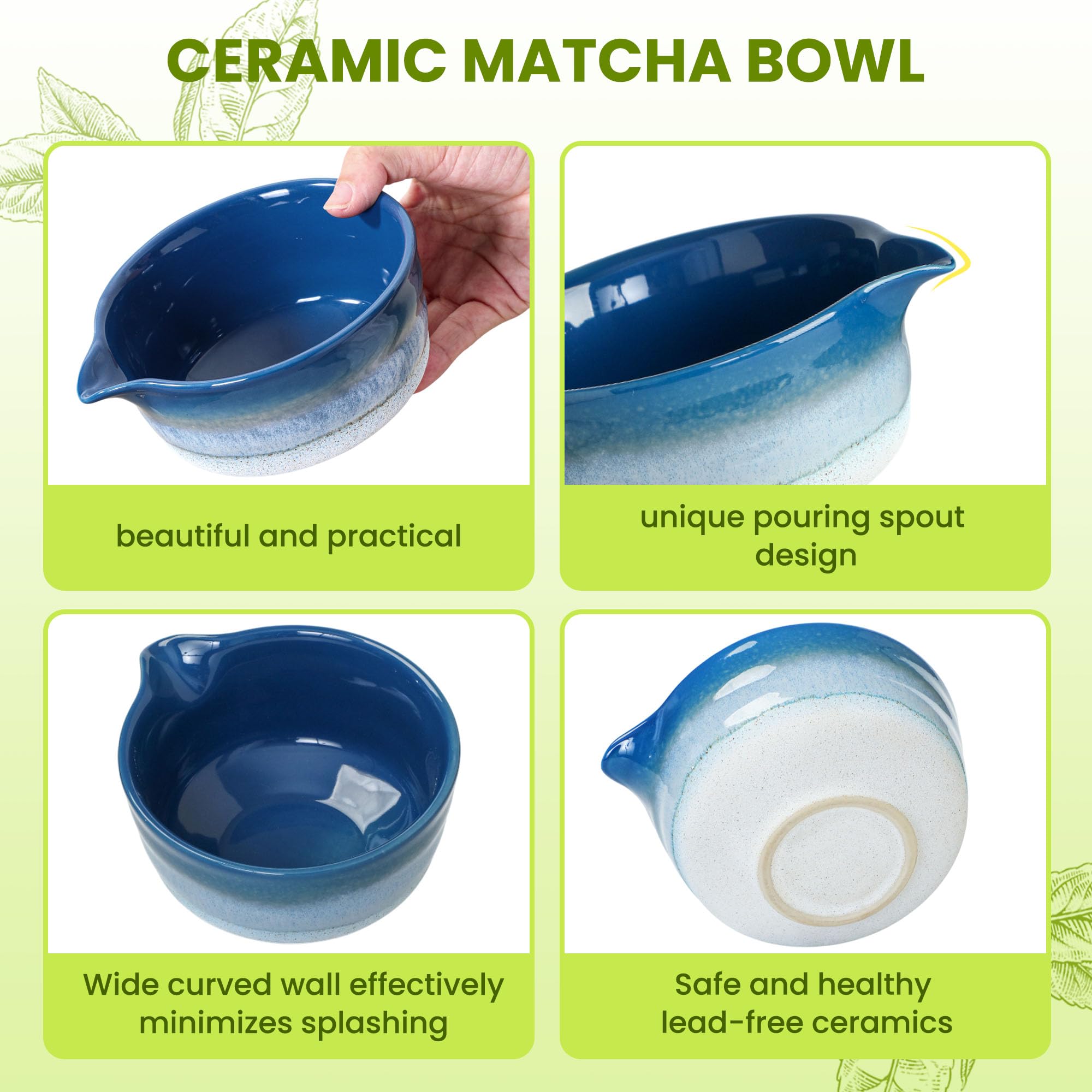 Toalla de té GBBG Desert Series en azul para secado rápido.