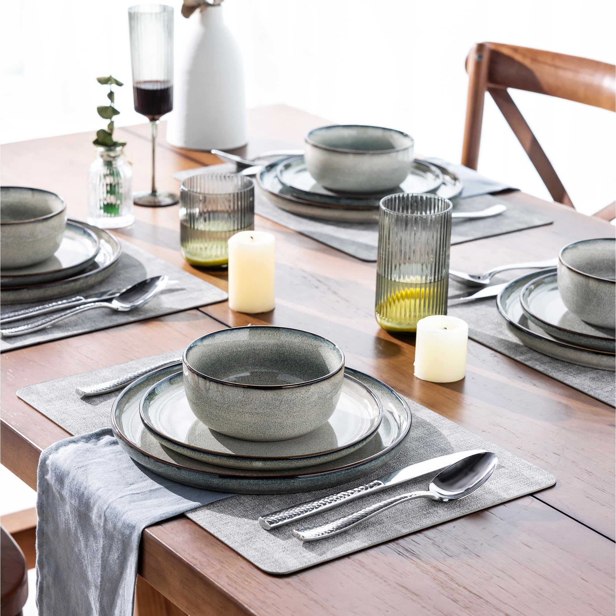 GBHOME diseño moderno apilable, ahorro de espacio en la mesa.