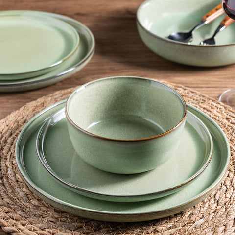 GBhome: cuencos de cereal de 5-75 pulgadas, aptos para microondas y uso diario.