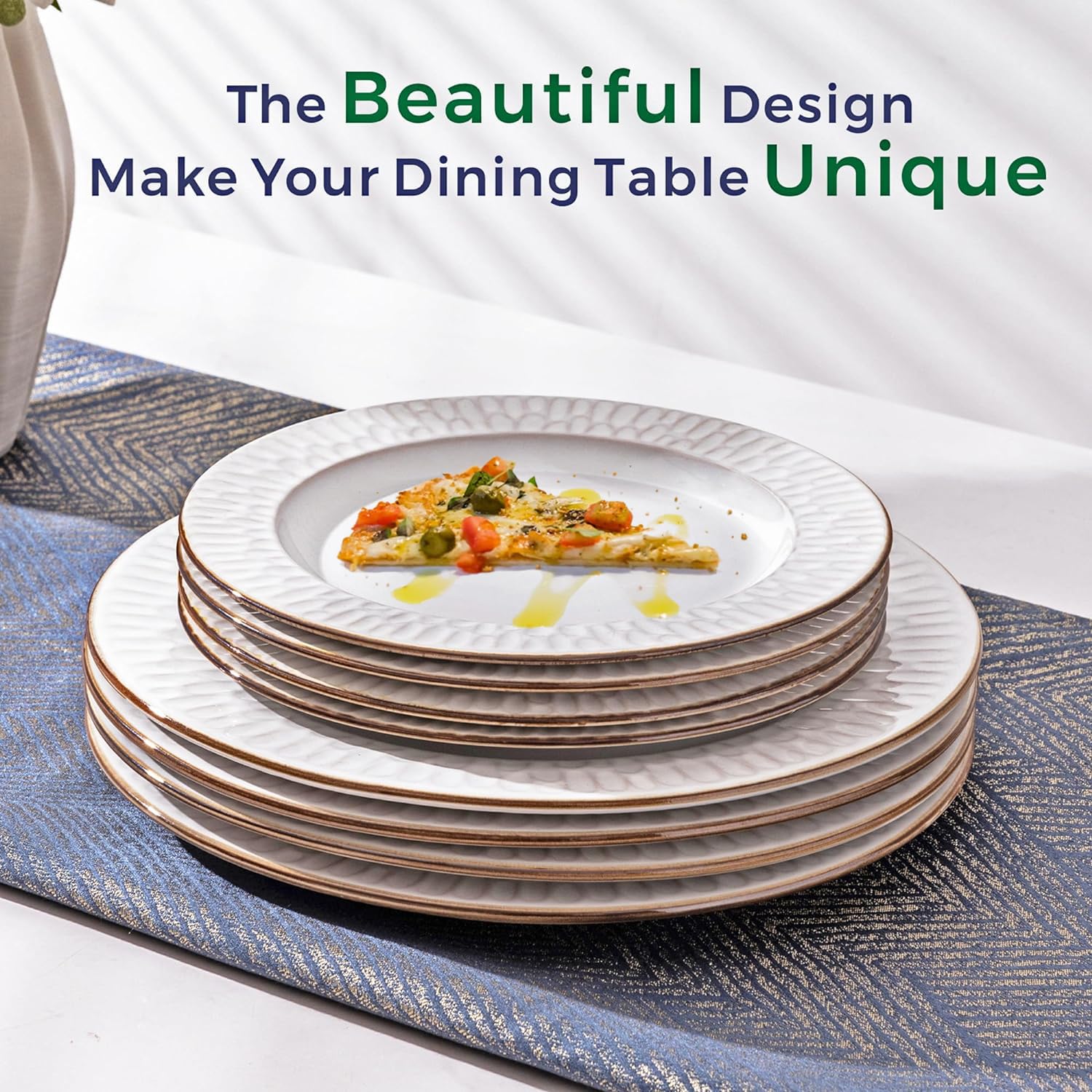 GBHOME diseño embossado realza la mesa en cenas especiales