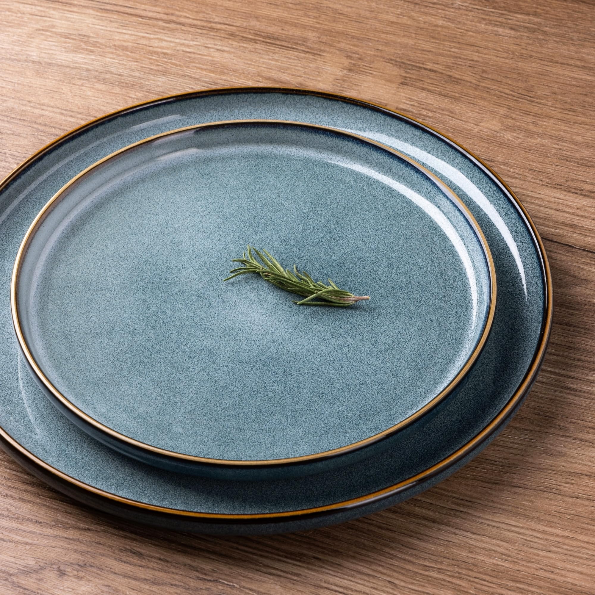 GBHOME platos de 10-5 pulgadas con glaseado único para servir comidas.