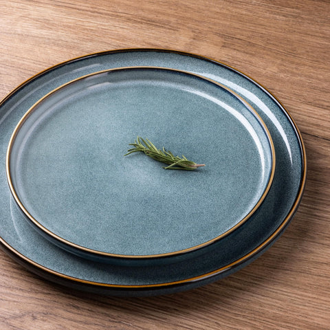 GBHOME platos de 10-5 pulgadas con glaseado único para servir comidas.