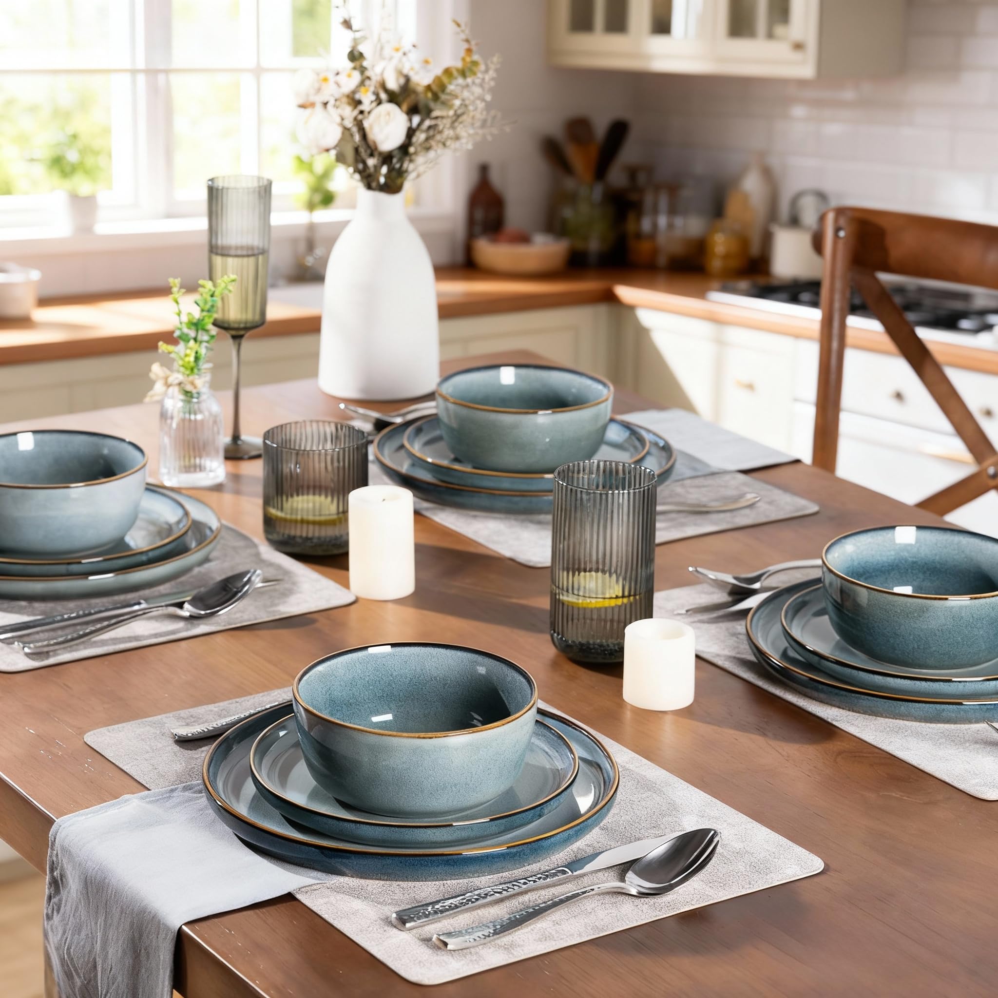 GBHOME conjunto para 8 personas, perfecto para comidas familiares.