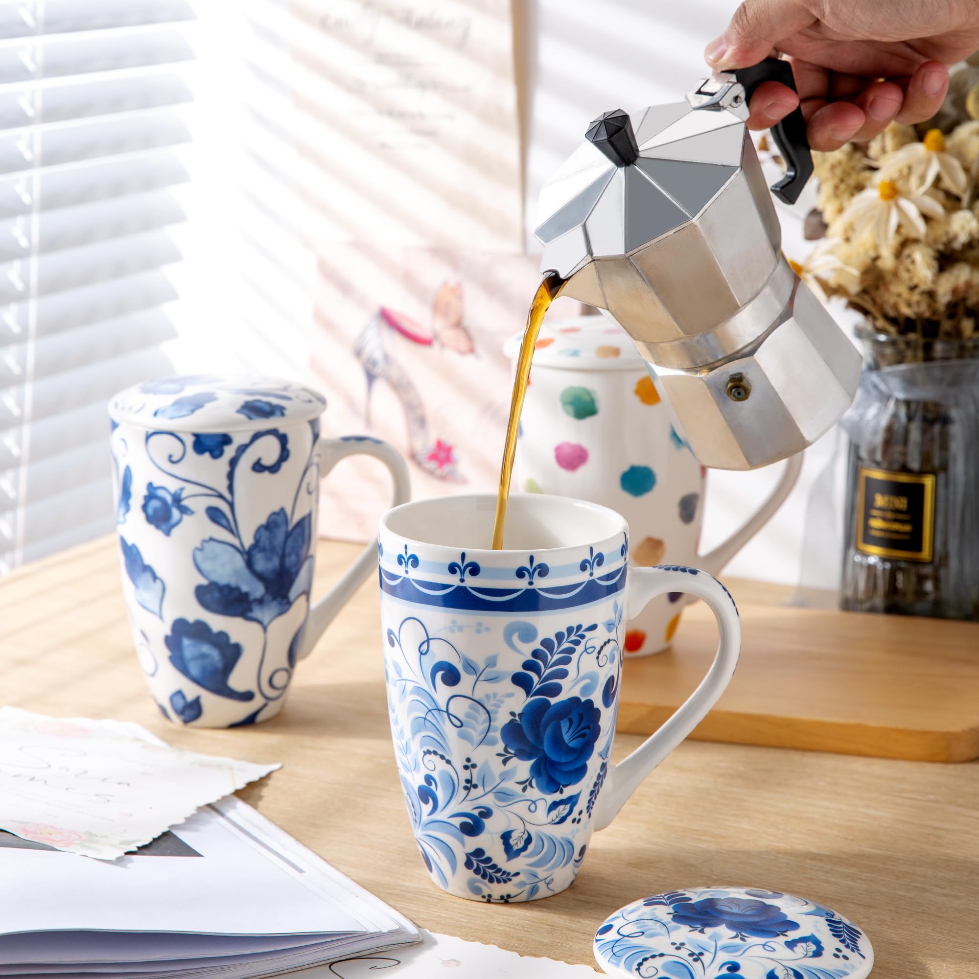 GBHOME Tapa con soporte para mantener aroma y temperatura