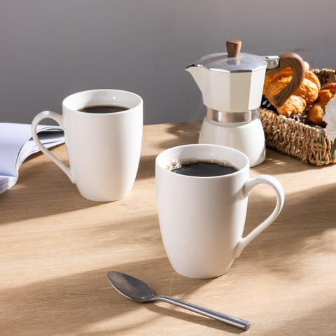 Taza GBHome blanca apta para lavavajillas, uso diario sencillo