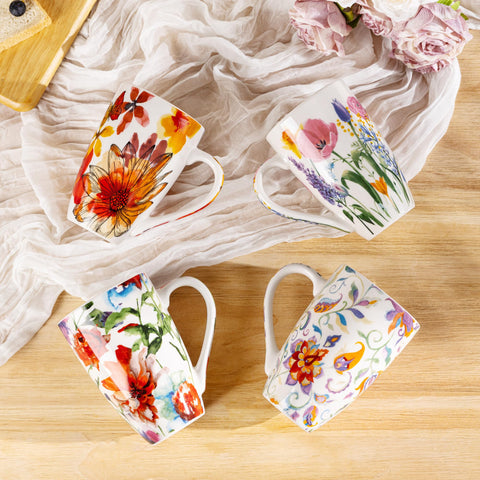 Taza GBhome apta para microondas y lavavajillas, uso diario cómodo.
