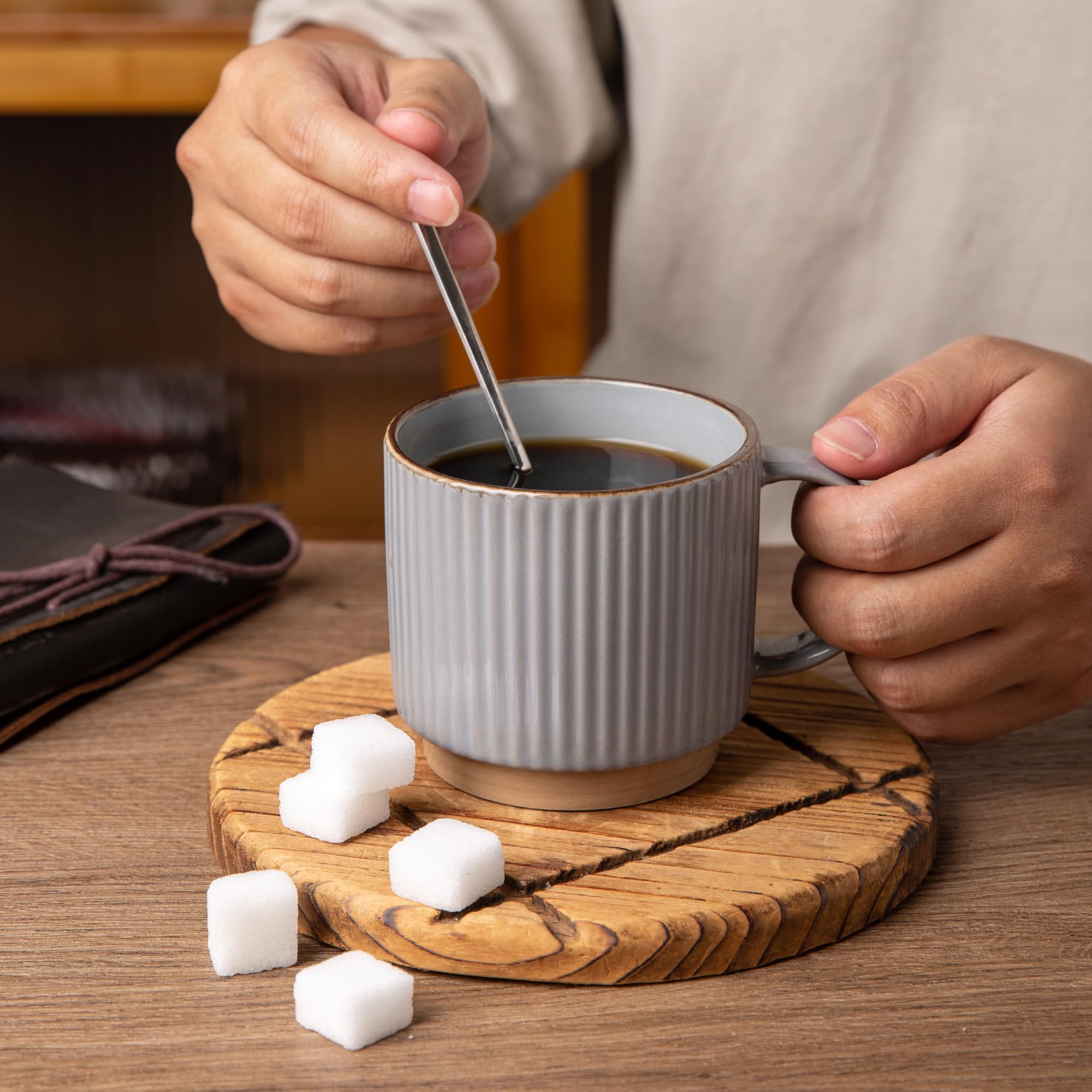 GBhome tazas aptas para lavavajillas y microondas para uso diario