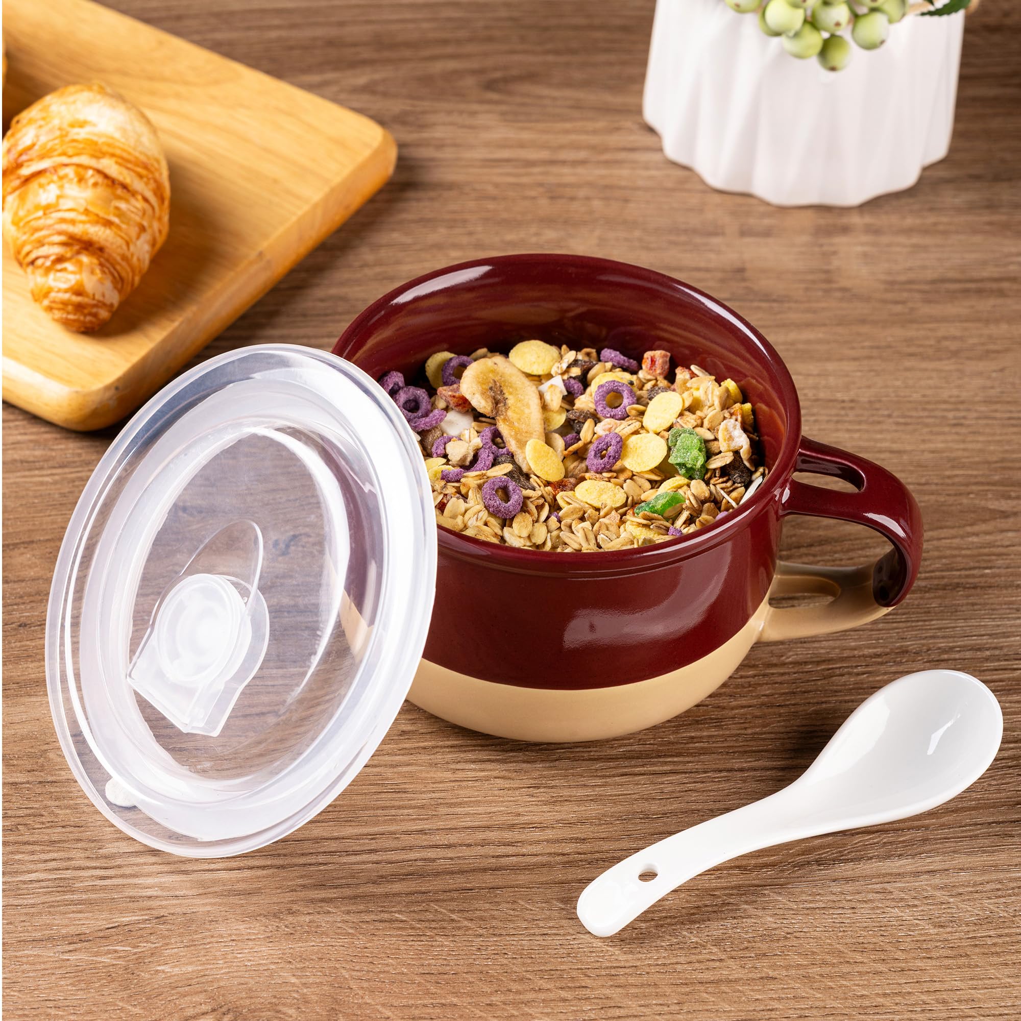 GBhome taza con base terracota, acabado distintivo para la mesa