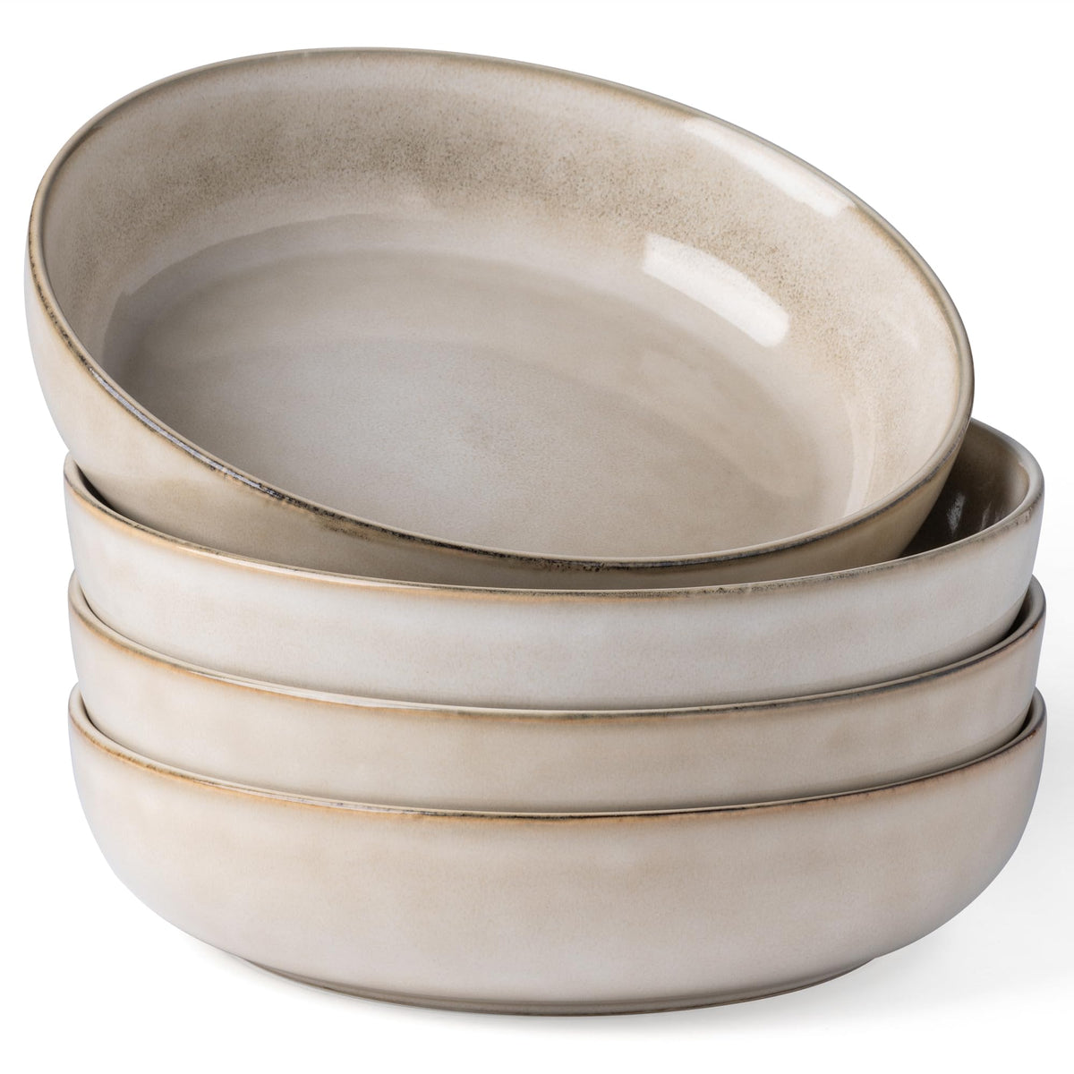GBhome tazones para pasta grandes, vista frontal, ideales para porciones abundantes.