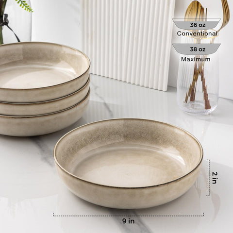 GBhome tazones para pasta apilables, ahorro de espacio en la cocina.