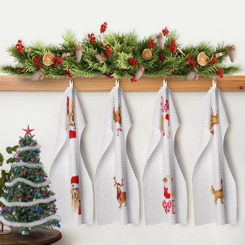 GCFET diseño de perro navideño para regalo elegante.