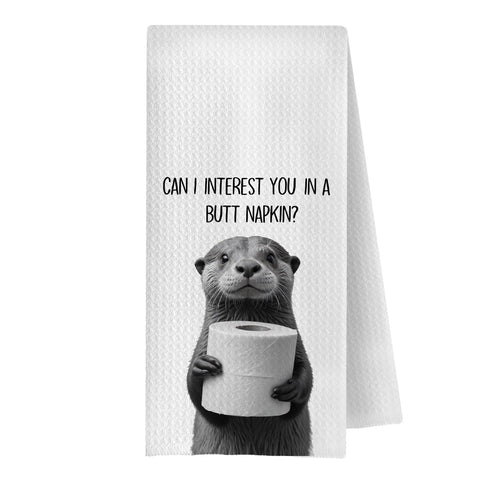 GCFET nutria divertida, toalla de manos suave y absorbente para uso diario.