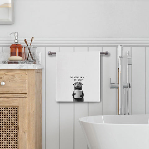 GCFET nutria divertida, decoración encantadora para cocina o baño.