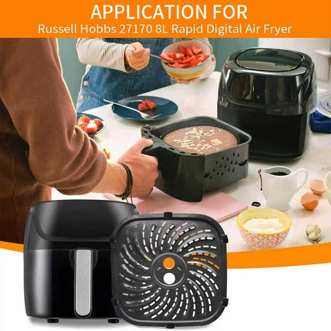 GCQ Amortiguadores de goma, estabilidad y menor vibración al cocinar.