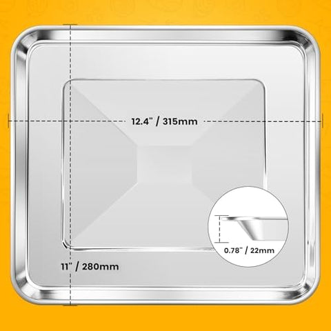 GCQ bandeja para freidora de aire, 12.4x11, encaje perfecto para menús crujientes.