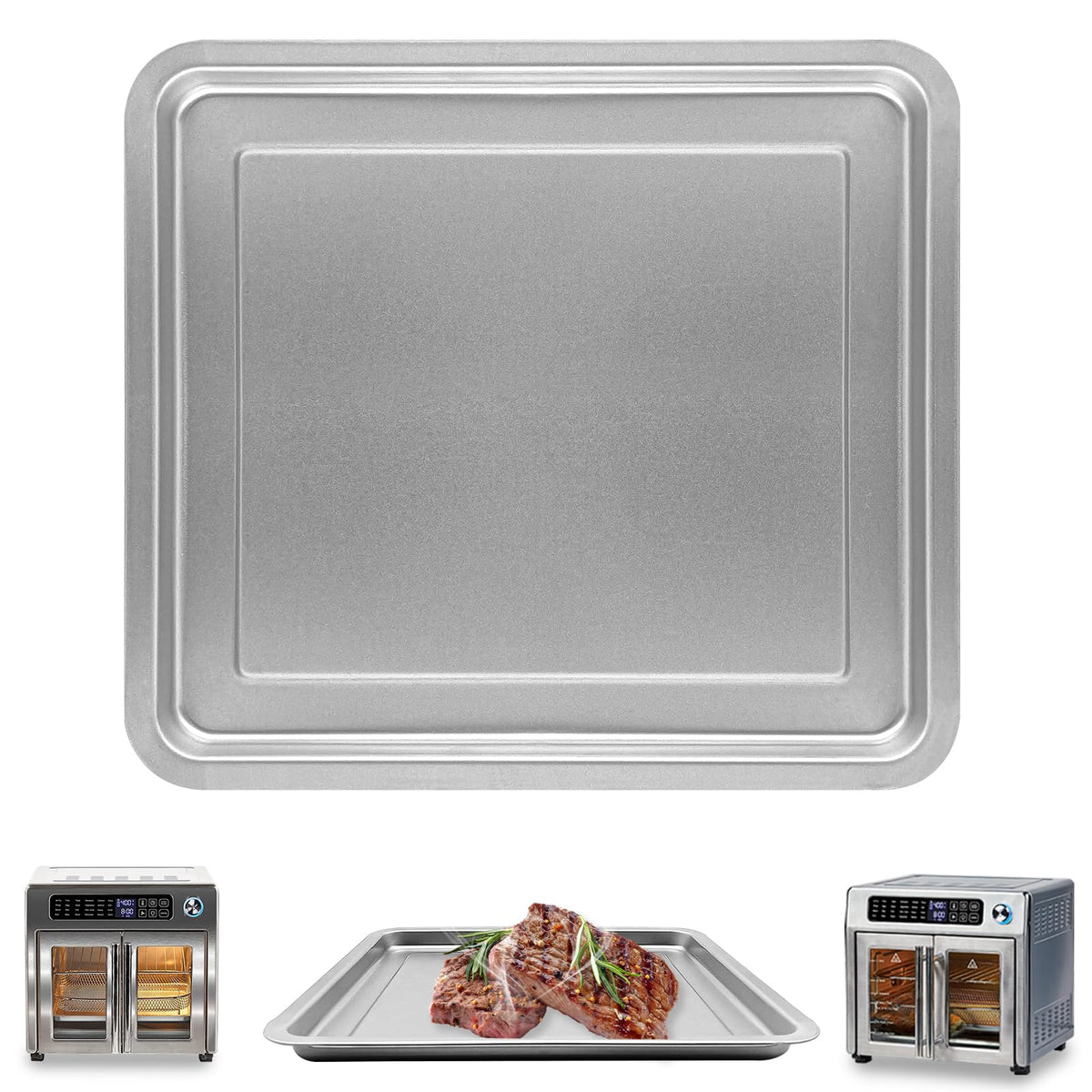 GCQ Bandeja de acero para freidora Emeril Lagasse 26 QT, ideal para hornear y dorar